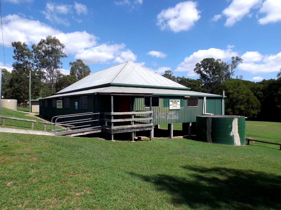 Cedar Creek Hall at Cedar Creek, Queensland