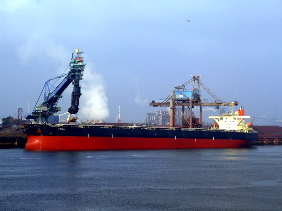 Cecilia - IMO 9306299 - Callsign V2BE9 p3, Port of Rotterdam, Holland 03-Jun-2007