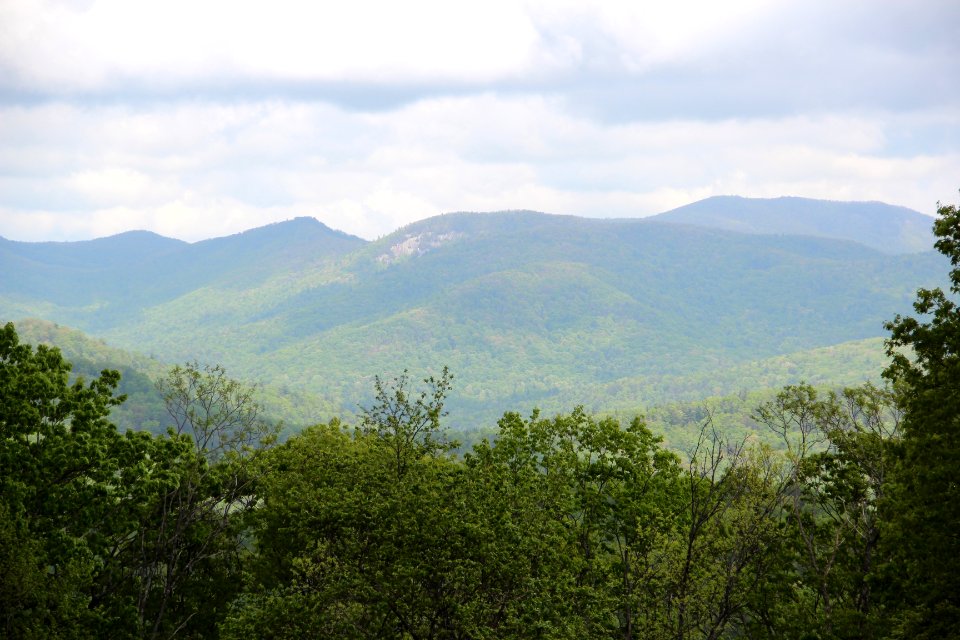 Cedar Mountain from Chestatee Overlook, April 2017