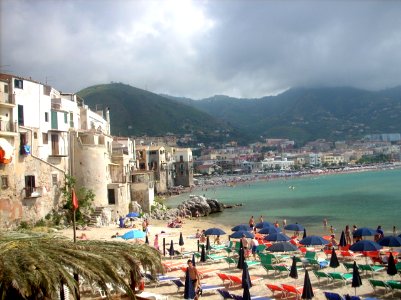 Cefalu beach photo