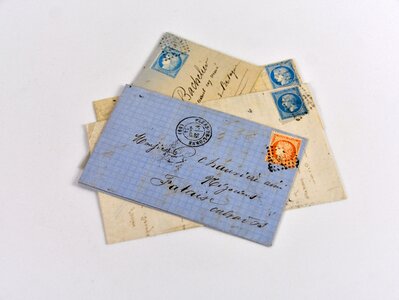 Philately collection stamps photo