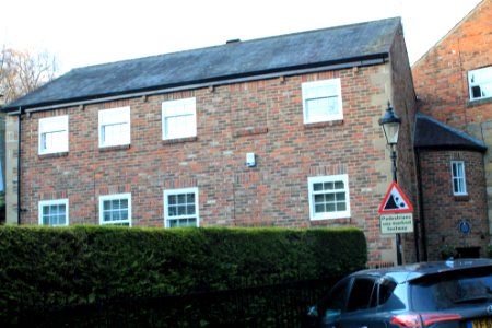 Castle Mill Central Building At Right Angle To Road