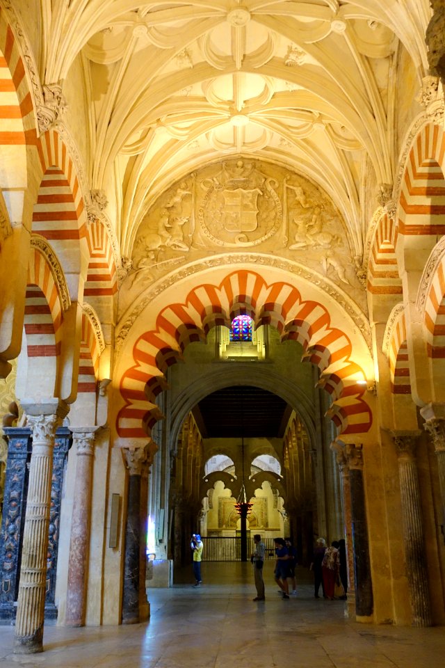 Ceiling of the Mosque-Cathedral of Córdoba, Spain - DSC07106