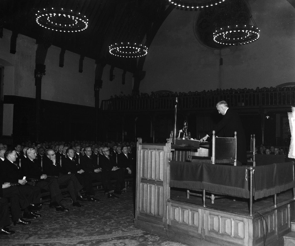 Centraal Bureau van de Statistiek 50 jaar. Toespraak Dr. P. J. Idenburg, Bestanddeelnr 903-1791