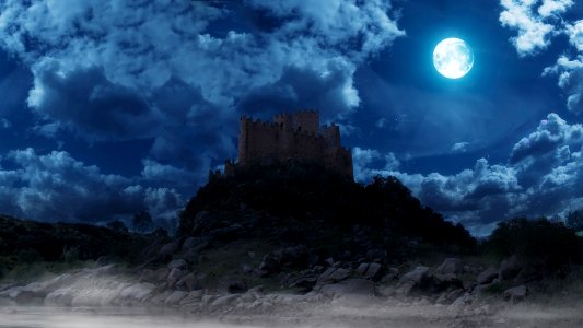 Castle Of Almourol Nigth (206271479)