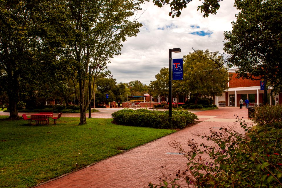 Centennial Plaza on Louisiana Tech University's campus