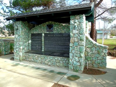 Catheys Valley Monument Made of Mariposite Rock