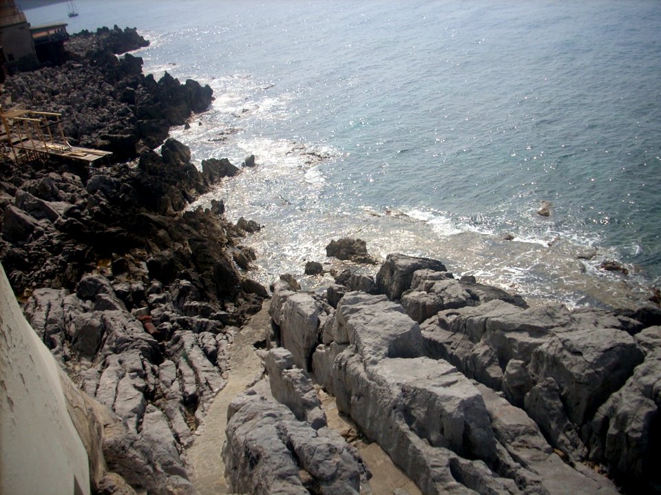 Cefalu parts of old wall