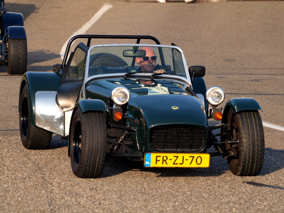 Caterham Super Seven 1600 GT DD dutch licence registration FR-ZJ-70-