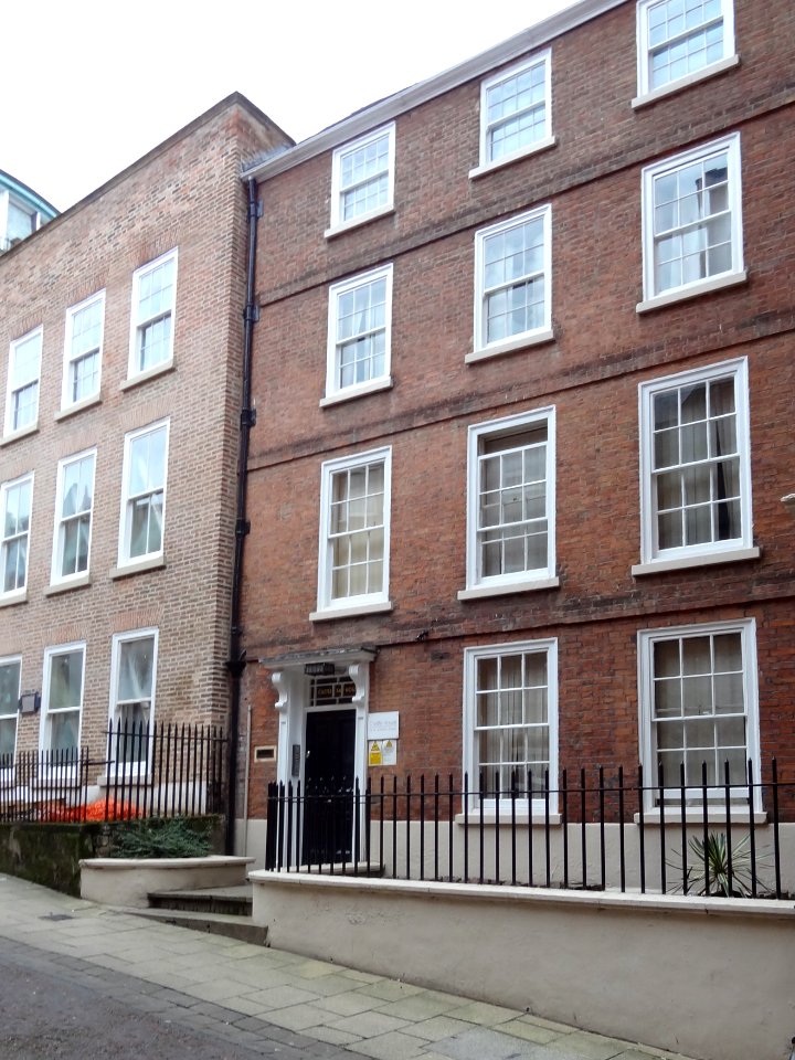 Castle House And Attached Railings