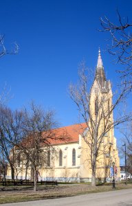 Catholic church in Kübekháza 01