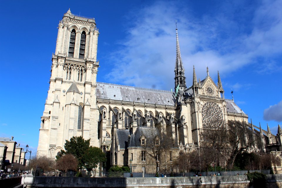 Cathédrale Notre-Dame façade sud Paris 5