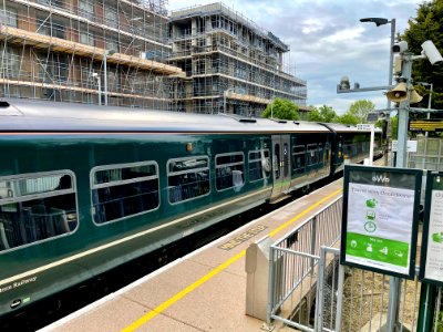 Castle Bar Park platform 1 with GWR Class 165 photo