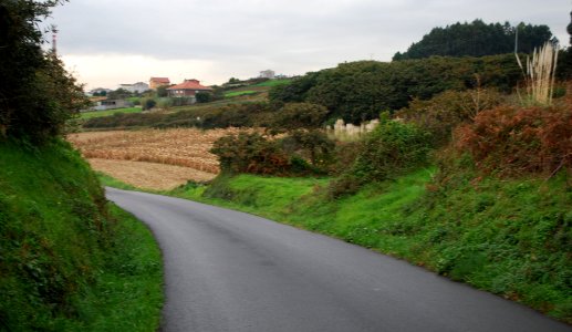 Castro de Rañobre estrada dentro do Castro Arteixo