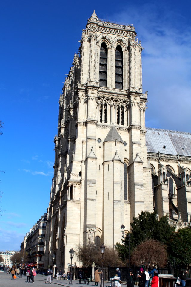 Cathédrale Notre-Dame façade sud Paris 4