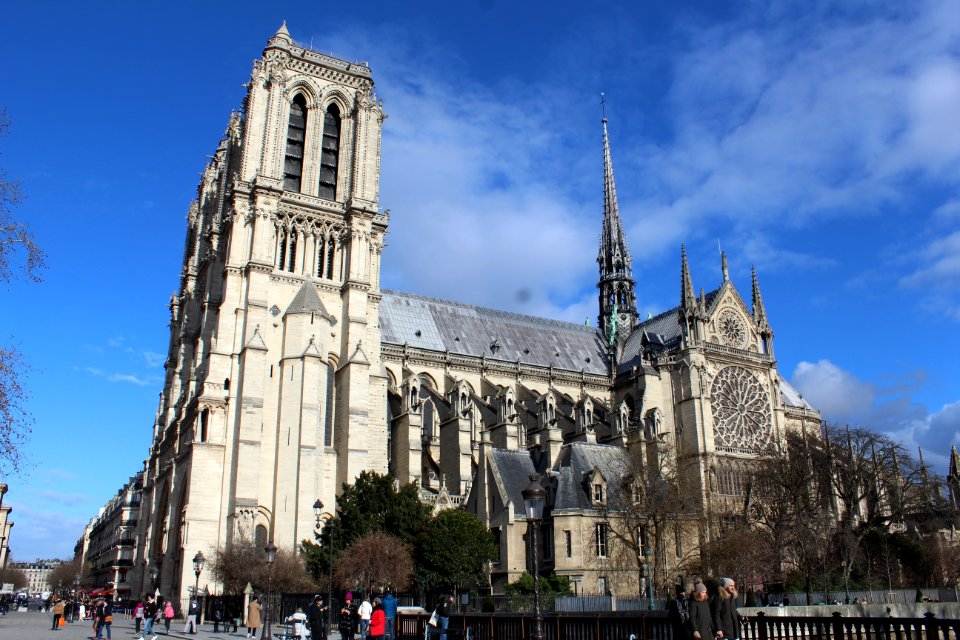 Cathédrale Notre-Dame façade sud Paris 3