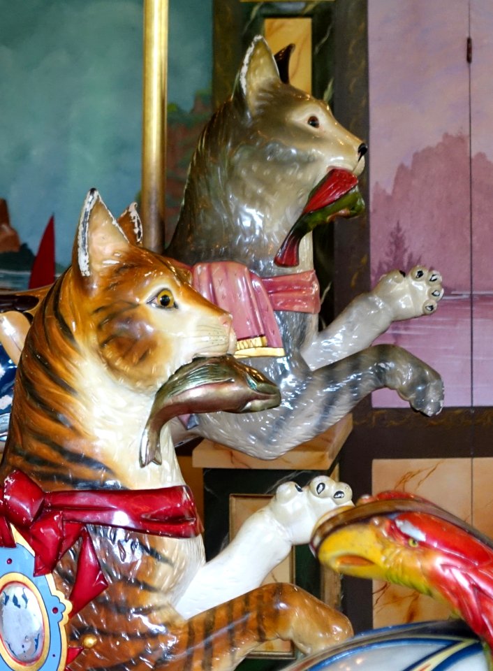 Cats - Dentzel Carousel, San Francisco Zoo - San Francisco, CA - DSC03428