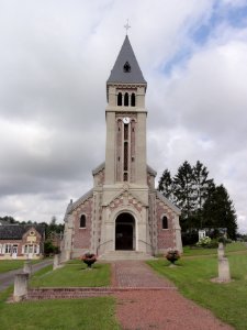 Caulaincourt (Aisne) église Saint-Quentin (02)