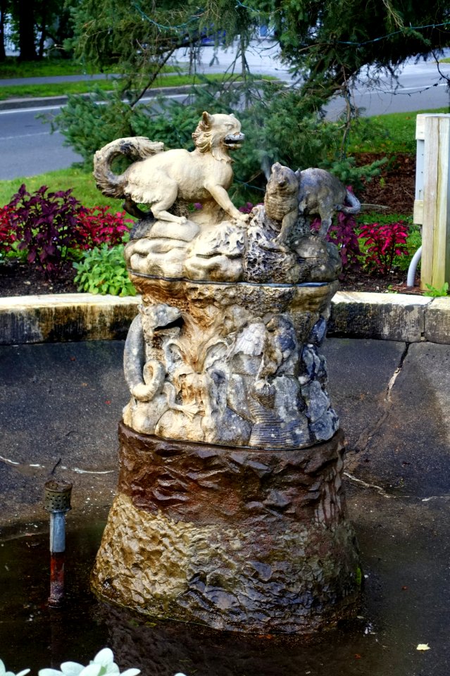 Cat and Dog Fountain - Stockbridge, Massachusetts - DSC05881