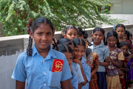Orphanage girls school photo