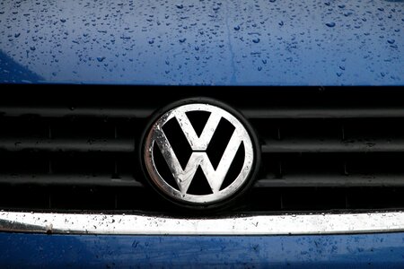 Rain wet grille
