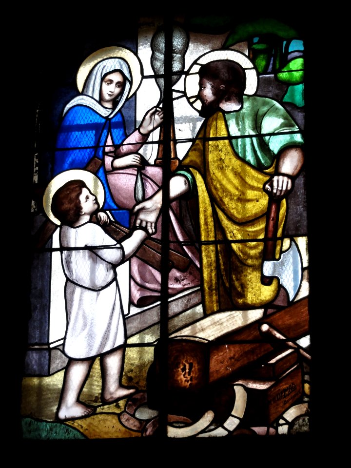 Castets (Landes) église, vitrail 05