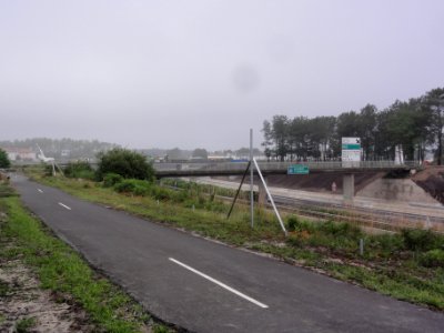 Castets (Landes) Voie verte Lo Camin de hé, viaduc sur N10