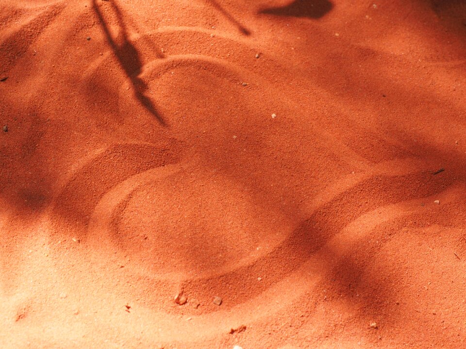 Liebesbeweis red roter sand