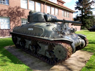 Cavalerie Museumdag 2010 Sherman tank, no 30158756 (10April2010)
