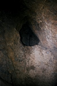 Caves at the abandoned monastic ruins atop Kale mountain overlooking Akre 02