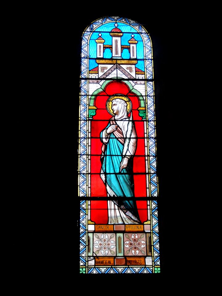 Castets (Landes) église, vitrail 02