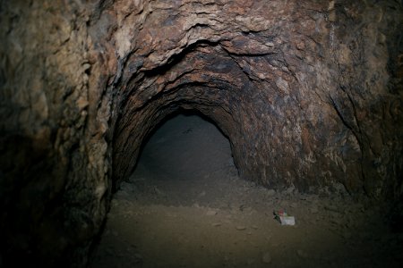 Caves at the abandoned monastic ruins atop Kale mountain overlooking Akre 03