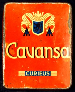 Cavansa Curieus cigaren blik