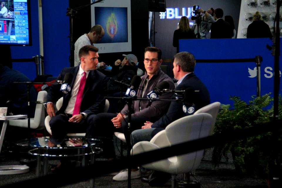 CBS Sports Anchors at Radio Row, Feb 2019