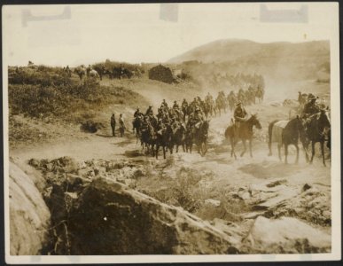Cavalry taking over new positions, Bestanddeelnr 158-2398
