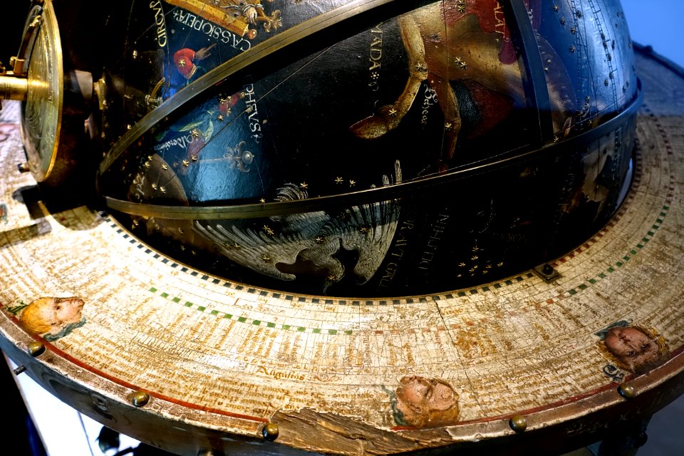 Celestial globe by Johannes Stöffler, Konstanz, 1493 AD - Landesmuseum Württemberg - Stuttgart, Germany - DSC03134