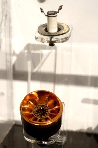 Cavity magnetron, modern Japanese multi-cavity magnetron - National Electronics Museum - DSC00288