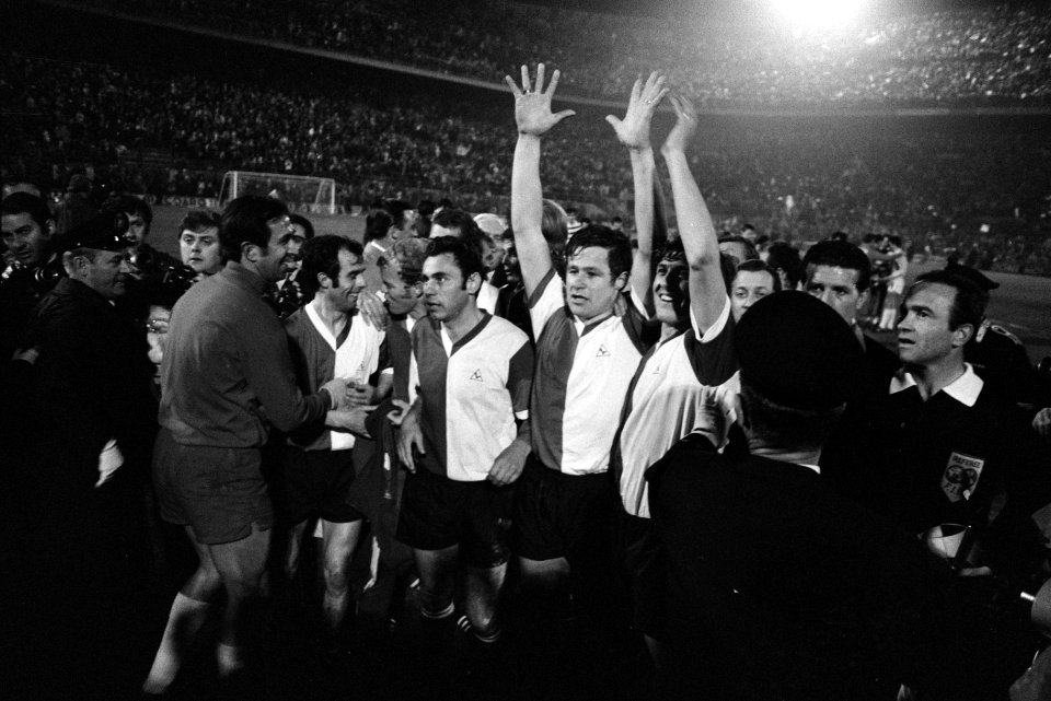Celtic tegen Feijenoord 1-2 finale Europacup-I in Milaan spelmoment, Bestanddeelnr 923-5050