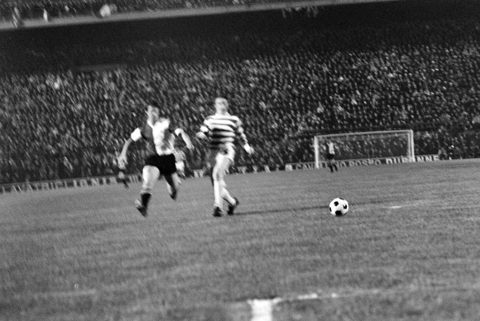Celtic tegen Feijenoord 1-2 finale Europacup-I in Milaan spelmoment, Bestanddeelnr 923-5040