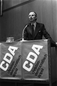 CDA studiedag in RAI Amsterdam, opdracht Nederlandse Gedachten, Bestanddeelnr 928-5676