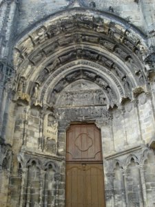Cathédrale Bazas portail gauche