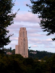 Cathedral of Learning from Schenley Partk, 2015-10-01, 01