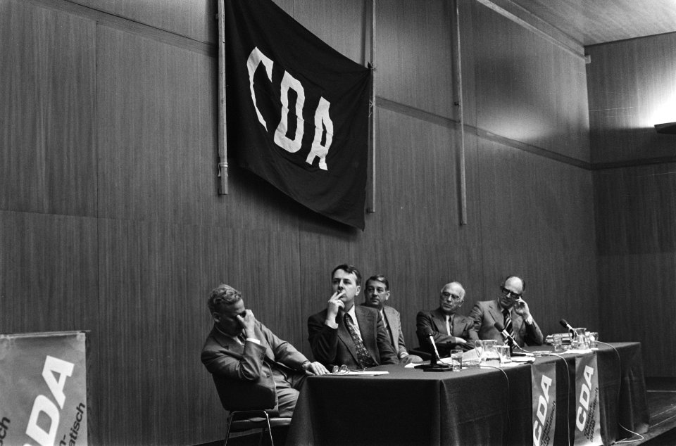 CDA studiedag in RAI Amsterdam, opdracht Nederlandse Gedachten, Bestanddeelnr 928-5677