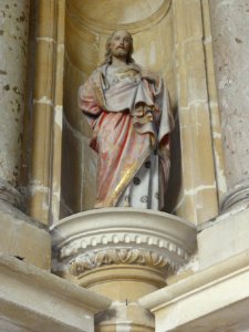 Cathédrale de Toul, Chapelle Jean-Forget, statue Sacré Coeur
