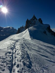 Mountaineering alps landscape photo