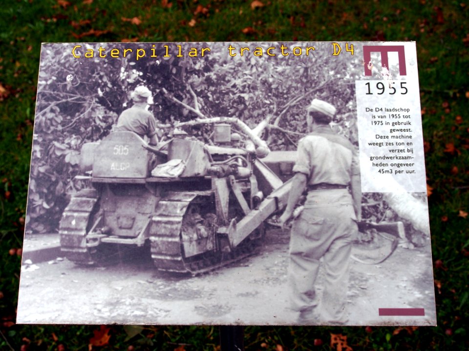 Caterpillar D4 uit 1955, Geniemuseum Vught, photo 1