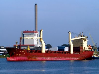 CCNI Tumbes - IMO 9190080 - Callsign P3MA8 at IJmuiden, Port of Amsterdam