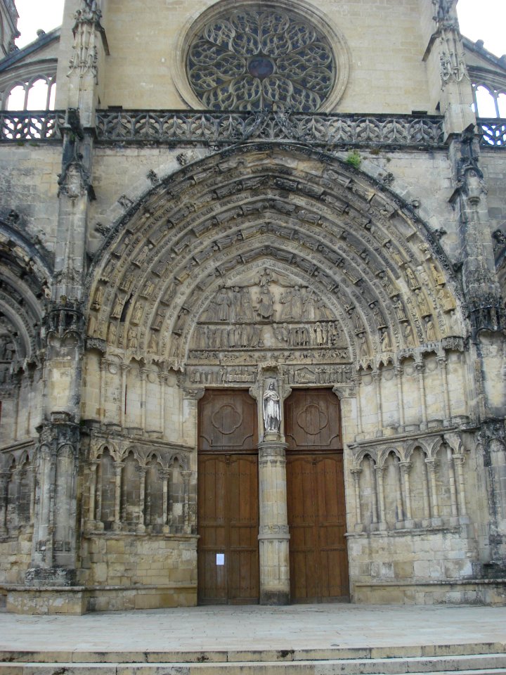Cathédrale Bazas portail central