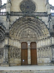 Cathédrale Bazas portail central