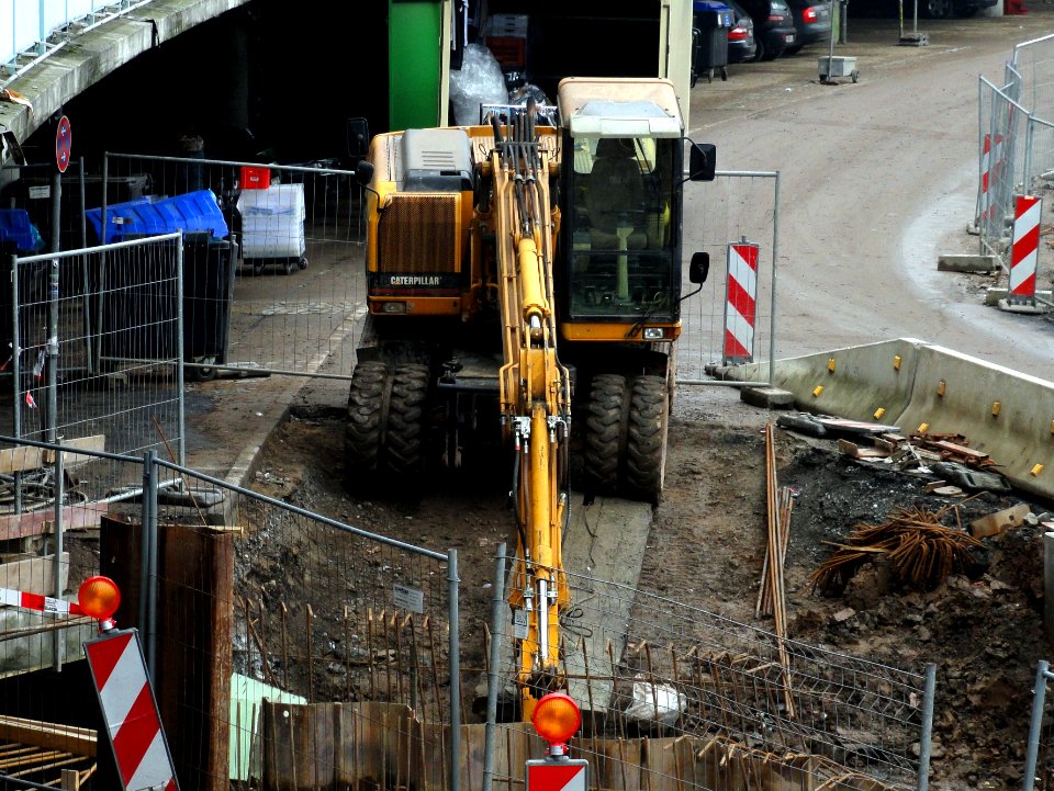 Caterpillar excavator in Saarbruecken